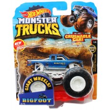 Бъги Hot Wheels Monster Trucks - Bigfoot 4x4x4, 1:64 -1